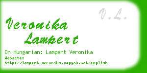 veronika lampert business card